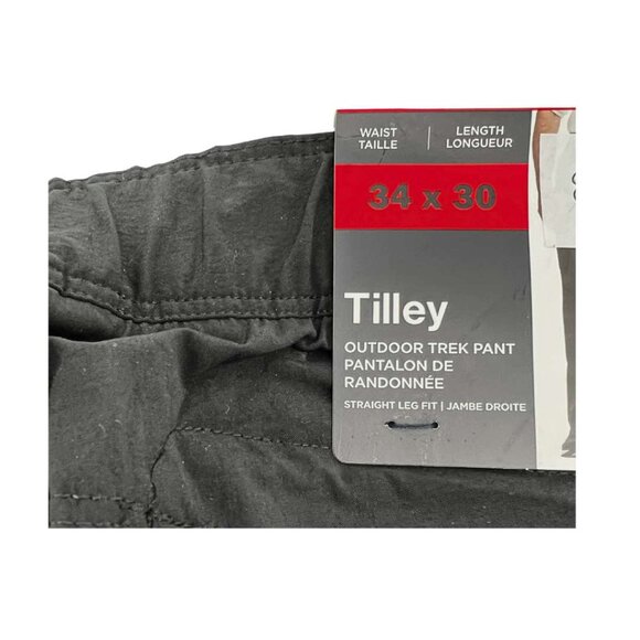 Tilley | Men's Outdoor Trek Pants | Black | Various Sizes - Picture 5 of 6